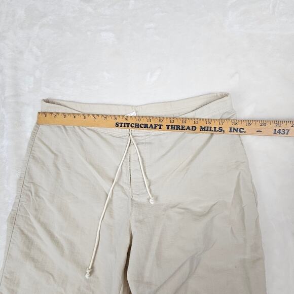 Water Girl  patagonia large 100% Nylon Pants Khaki Cargo Made in the USA - Picture 3 of 12